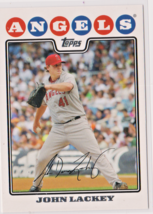 John Lackey Los Angeles Angels Pitcher Topps Card # 95 Near Mint + - £1.13 GBP