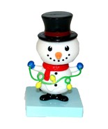 Cute Rocking SOLAR DANCER SNOWMAN Winter Dancing Toy Dashboard Window De... - $4.72