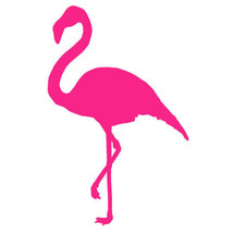 Flamingo sticker VINYL DECAL Phoenicopteridae Greater Lesser Chilean James&#39; - $9.50