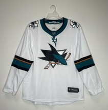 Fanatics Men&#39;s San Jose Sharks NHL Breakaway Licensed Jersey White Large - £67.51 GBP