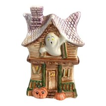 Mini Floral Planter Vintage Ghost Haunted House 1991 Halloween Succulent... - £16.82 GBP
