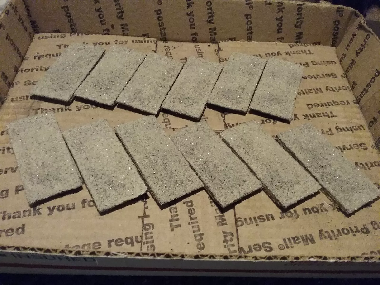 HO scale sand loads for AHM ore jenny - Handmade Set Of 12 - $12.00