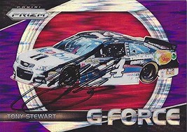 Autographed Tony Stewart 2018 Panini Prizm Racing G-FORCE (#14 Mobil 1 Team) Spr - £41.62 GBP