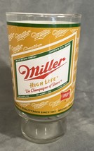 Vintage Miller High Life Beer Champagne Drinking Glass - $11.65