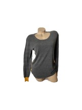 Cyrus anthracite sweater grey yellow small NWT NEW - $21.77