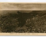 Piedmont Plains From Blue ridge Forest Albertype Postcard Tryon North Ca... - $17.82