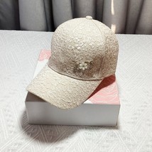 Women Hat Diamond-Encrusted Double Love Cap Visor Season Sunscreen Baseball Cap - £12.18 GBP