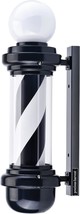 Barber Pole 26.8 In,Led Light Source,Upper Luminous,Black And White, Wal... - £100.34 GBP