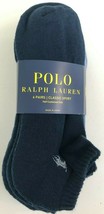 Men Polo Ralph Lauren No Show Stretch Sport Socks Shades of Blue 6 Pairs Pack - $29.88
