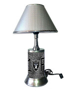 Las Vegas Raiders desk lamp with chrome finish shade - $43.99