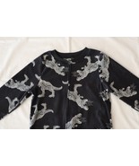 Carters Fleece Footed Pajama Blanket Sleeper 6 7 8 10 12 14 Dinosaur Din... - $354.25 MXN