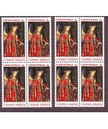*1969 - CHRISTMAS – Mint 2 Blocks of Four Vintage Postage Stamps - $11.42 CAD
