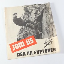 Vintage 1962 JOIN US Ask an Explorer Ad Pamphlet Advertisement Boy Scout... - $11.57