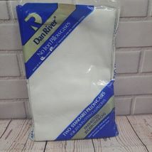VTG USA Danville No Iron White 2 Pillowcases 20x30in Cotton/Poly - $8.54