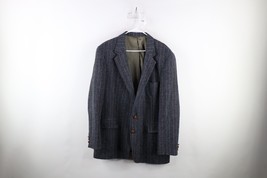Vtg 80s Levis Mens 46L Rainbow Striped Wool Tweed 2 Button Suit Coat Jac... - $97.08 CAD