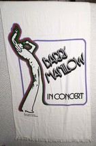 Vintage Barry Manilow Large Beach Towel Concert Merch 1978 Tour White 58... - $96.74