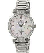 Swiss Precimax Women's Siren Diamond Silver Stainless-Steel Swiss Quartz... - $248.00
