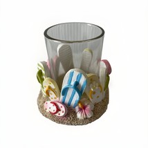 Yankee Candle Flip Flop Votive Candle Holder Beach Flower 1265500 - £11.55 GBP