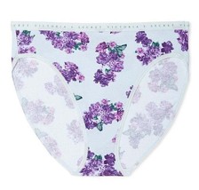 M L XL XXL  Blue Lilac Purple Cotton Victorias Secret HighLeg Waist Brief Pantie - £8.78 GBP