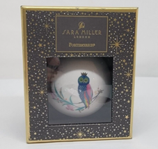 Portmeirion Sara Miller London Bauble Ball Christmas Ornament FESTIVE OWL - £11.79 GBP