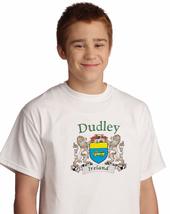 Dudley Irish Coat of arms tee Shirt in White - $15.63+