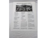 Battles Of The Ancient World: Volume IV Board Game Rulebook - $19.79