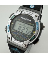 Vintage Armitron Digital Quartz Watch 40/6591H Men 30m Black Silver New ... - $26.59