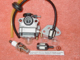 Carburetor Kit For Ryobi RY34006 4 Cycle X430 30cc Trimmer Replace 30937... - £10.76 GBP