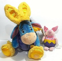 DISNEY STORE Plush Easter EEYORE &amp; PIGLET Bunny Egg Costume NWT Winnie t... - $28.53