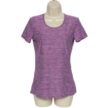 32 Degrees Womens Cool Active T Shirt Small Purple Space Dye Short Sleeve - $14.55