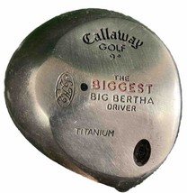 Callaway The Biggest Big Bertha Driver 9* Stiff Graphite 45.5&quot; New Grip Men&#39;s RH - £38.01 GBP