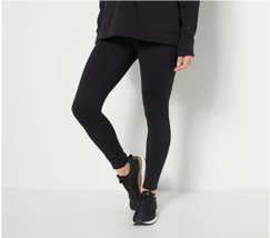 Zuda Women&#39;s Fleeced Performance Fit Full Length Legging (Black, XS) A461645 - £17.58 GBP