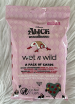 Disney Alice in Wonderland X Wet n Wild A Pack of Cards Makeup Remover Wipes NEW - £7.09 GBP