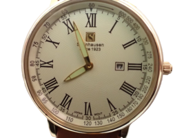 STEINHAUSEN TW483GCA Quartz Gold All SS Unisex Wristwatch - $123.75