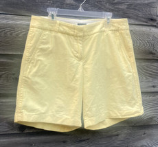 J. Crew Shorts City Fit Linen Blend Yellow Women’s Size 2 Free Shipping - £10.95 GBP