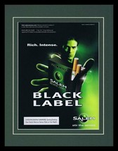 2004 Salem Black Label Cigarettes Framed 11x14 ORIGINAL Vintage Advertis... - $34.64