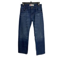 Levis 505 Boys Jeans Size 14 Reg Straight Dark Wash  27x27 Blue Denim  - $20.44