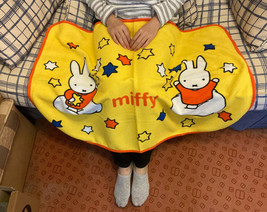 New Miffy x JA Bank Hyogo New Transaction Campaign Yellow Rug Cape Blanket - £27.37 GBP