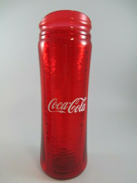 Primary image for Coca-Cola 14 oz Double Walled Travel Tumbler Red BPA Free Water Bottle Hot Cold