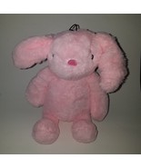 Petlou Pink Bunny Rabbit Plush Pet Dog Toy Squeaker Crinkle Ears 11&quot; Stu... - £16.76 GBP
