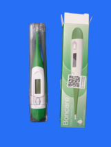Boncare GF-MT501 Digital Thermometer Green &amp; White Soft Tip for Oral &amp; U... - $10.95