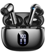 ZZU Wireless Earbuds, Bluetooth Ear Buds with Big Bass Stereo Sound, 48 ... - $26.68 CAD
