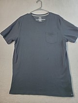 Volcom Stone T Shirt Mens Medium Black Knit 100% Cotton Short Sleeve Crew Neck - £10.50 GBP