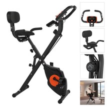 Exercise Bike Indoor Adjustable Magnetic Resistance Cycling Stationary R... - £143.85 GBP