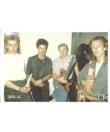 ⭕VTG card pocket calendar 1986 LEVEL  42 Portugal group music singer - $47.21 MXN