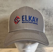 Elkay Manufacturing Snapback Trucker Hat White Mesh Fahrenheit Headwear NEW - £7.16 GBP