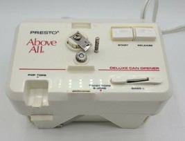 Presto 05608 Above All White Vintage Under Cabinet Automatic Can Opener READ - £15.26 GBP