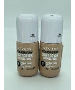 (2) Revlon 130 Porcelain ColorStay Light Cover Liquid Foundation 1ozCOMB... - $6.64 CAD