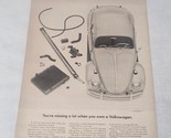 Volkswagen You&#39;re Missing a Lot When You Own a Volkswagen Print Ad 1966 - $5.98