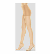 Hanes Women 1-Pair Tummy Control Premium Perfect Nudes Tights TRANSPARENT Sz S - £7.49 GBP